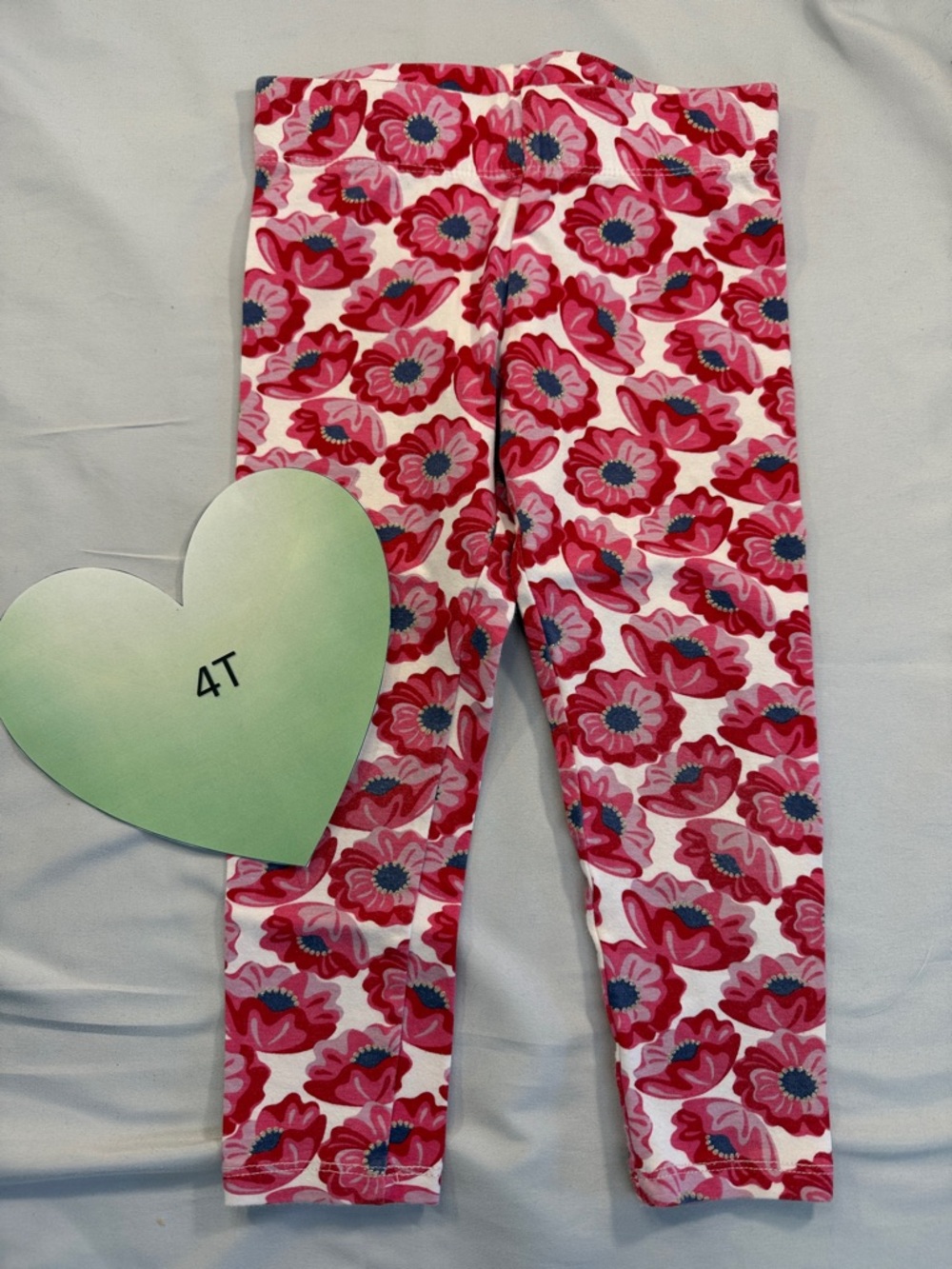 Isaac Mizrahi - Kids Floral Leggings - Red and Blue